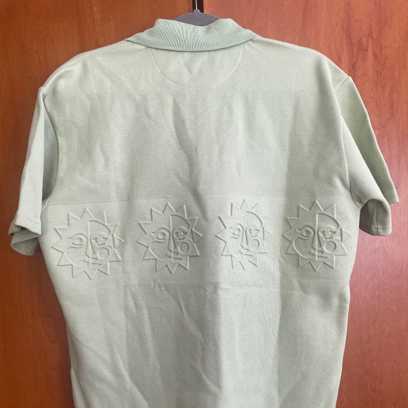 Men’s polo shirt with sun details NWOT - Picture 2 of 4